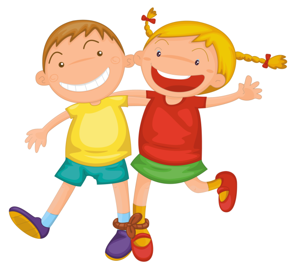 Дети на прозрачном фоне