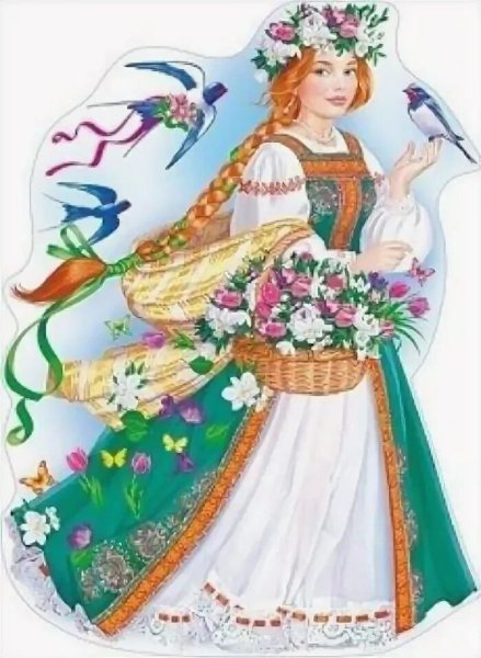 Девушка Весна для детского сада