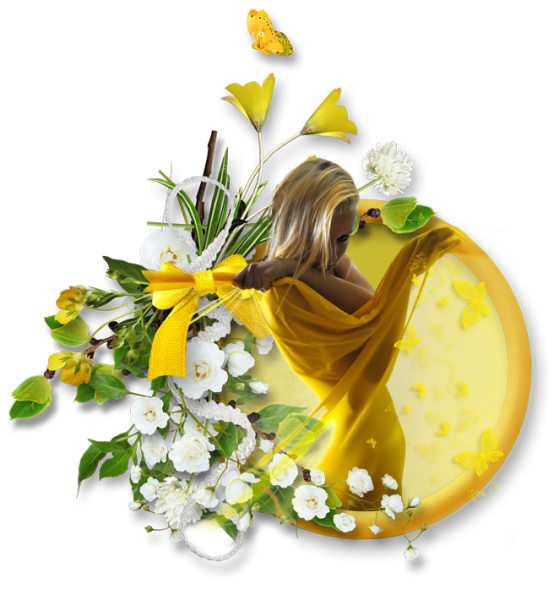 Весна на прозрачном фоне