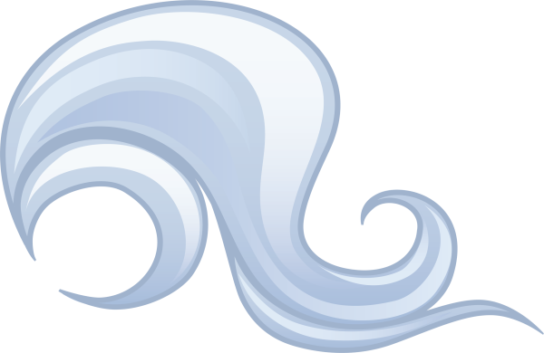 Воздух на прозрачном фоне