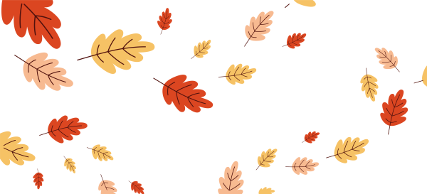 Осенние листья вектор на прозрачном фоне