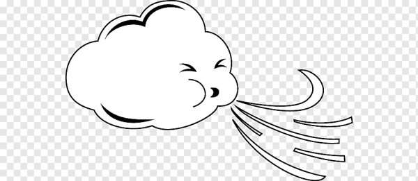 Ветер на прозрачном фоне