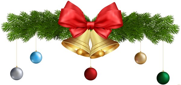 Новогодняя ветка с игрушками