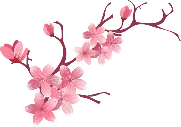 Цветы на ветке