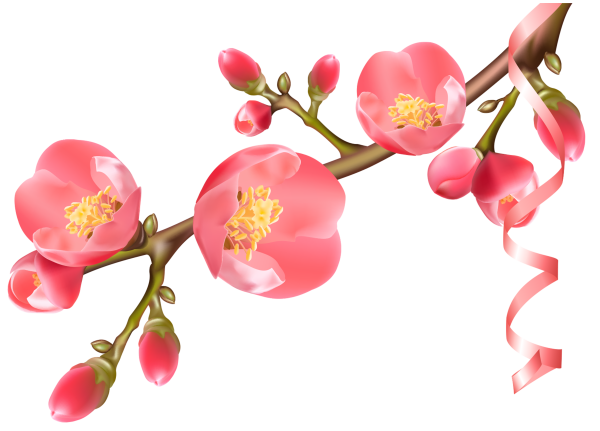 Веточка с цветочками