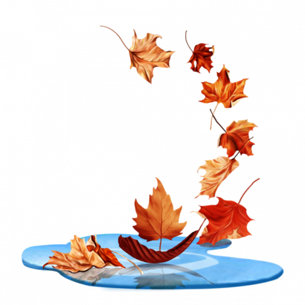 Картинка осень для детей на прозрачном фоне