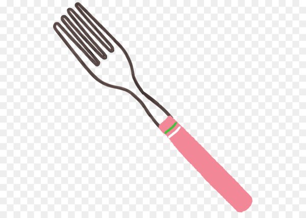 Картина вилка для детей