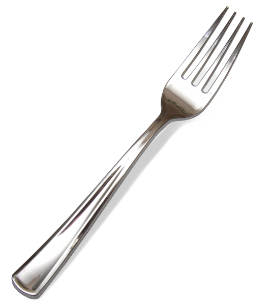 Вилка на прозрачном фоне