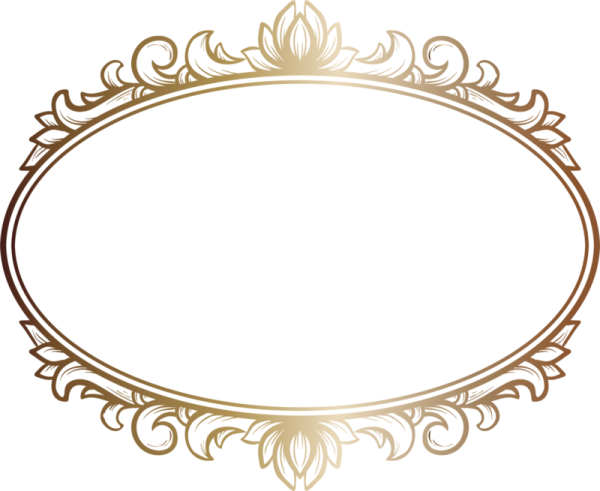 Овал узорный