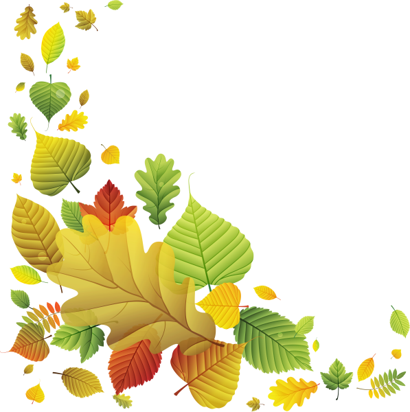 Рамка из осенних листьев