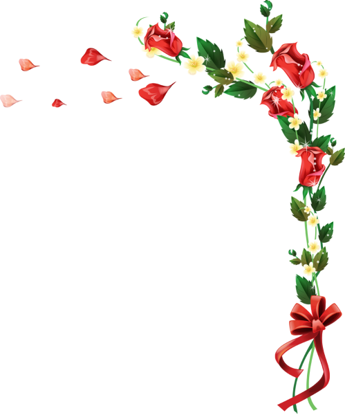 Цветы обрамление