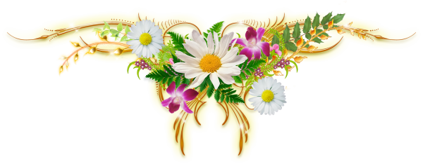 Виньетка с цветами