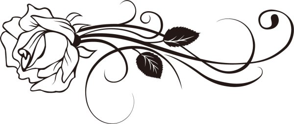 Цветочные вензеля