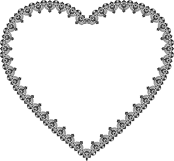 Сердечки на прозрачном фоне