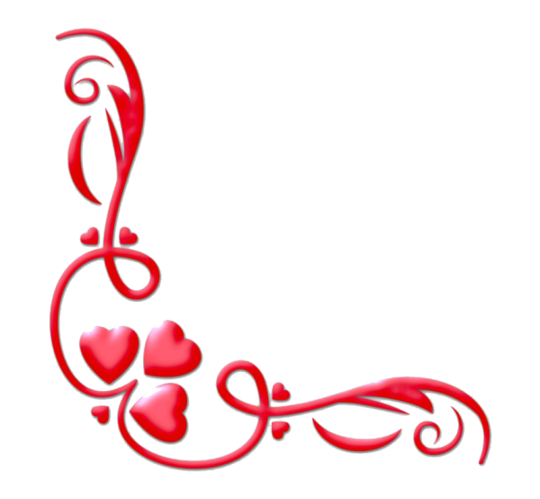 Угловой узор красный