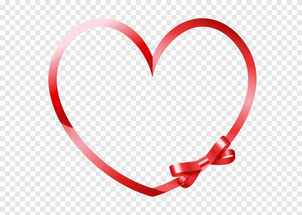 Сердечко с ленточкой