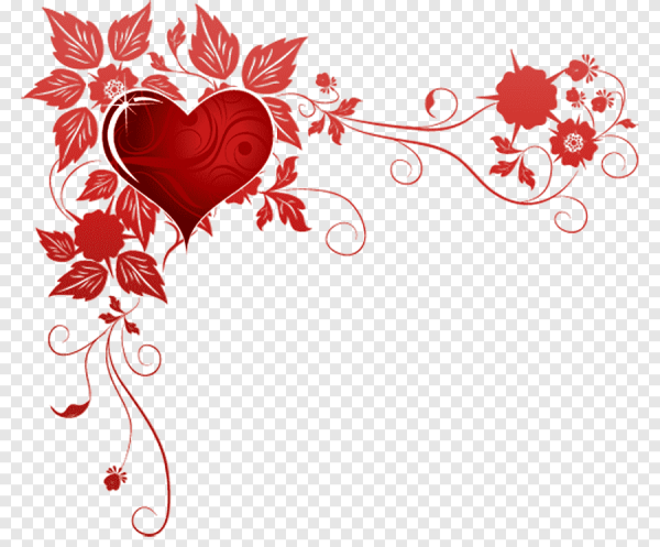 Сердечки уголок