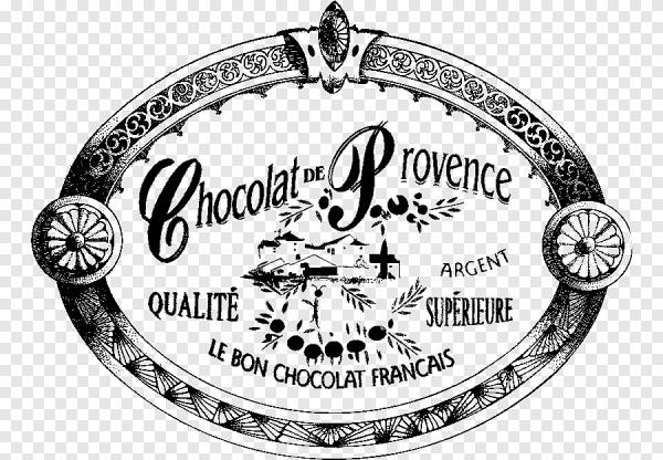 Монохромные надписи для декупажа