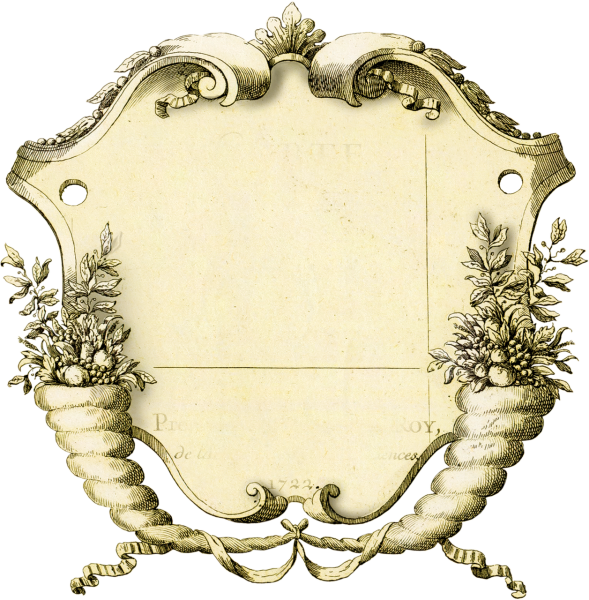 Рамка в винтажном стиле