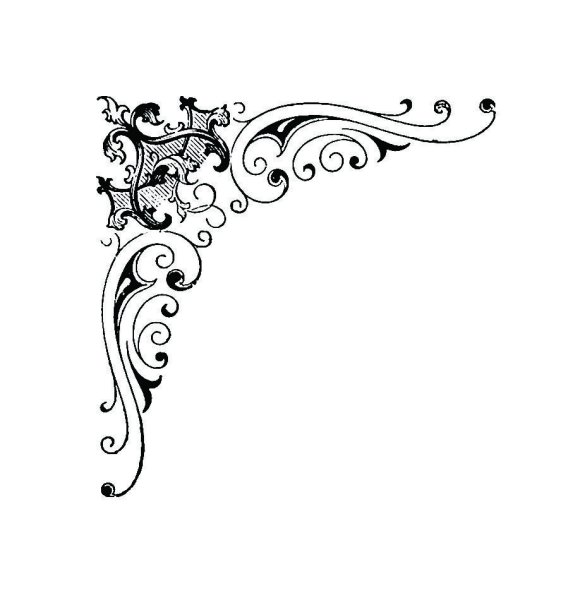 Угловые узоры для рамок