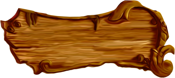 Деревянная вывеска без надписи