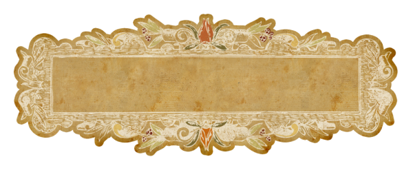 Табличка в старинном стиле