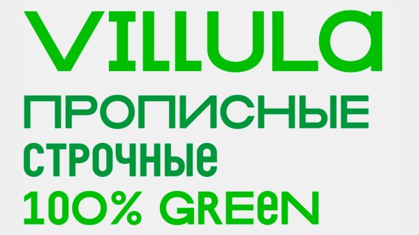 Шрифт ВКУСВИЛЛ новый
