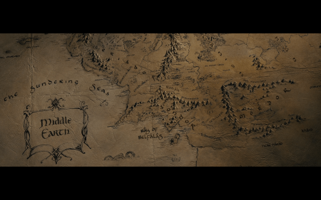Карта Мордора Властелин колец