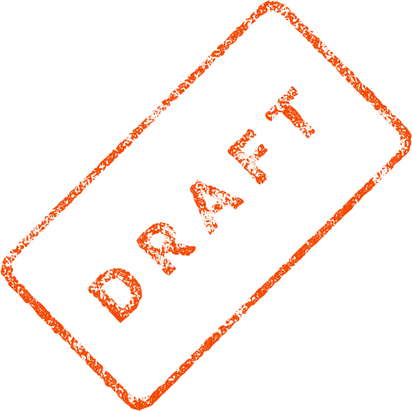 Штамп Draft
