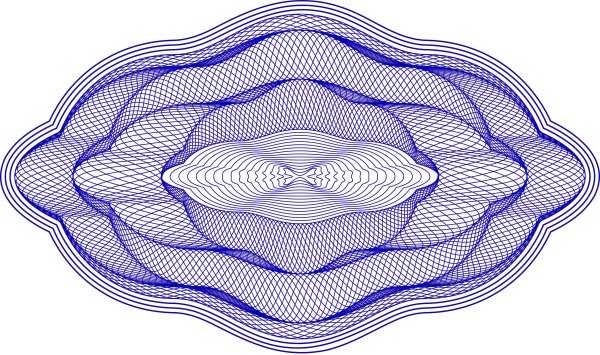 Защитная сетка гильош вектор