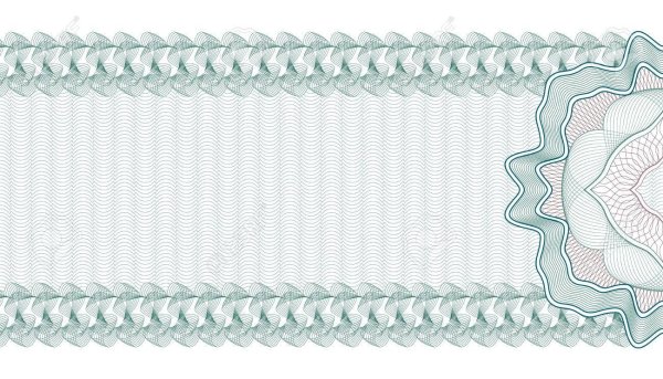 Фоновая сетка на банкнотах