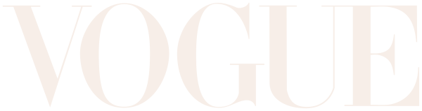 Белый логотип Vogue