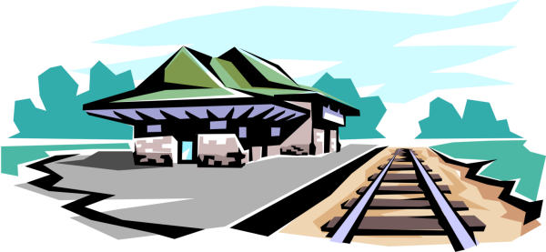 Вокзал вектор