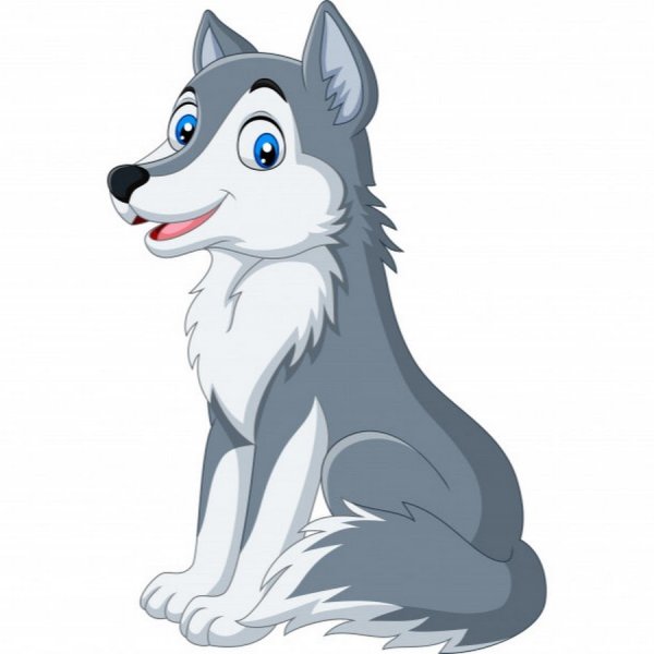 Волчица с детьми