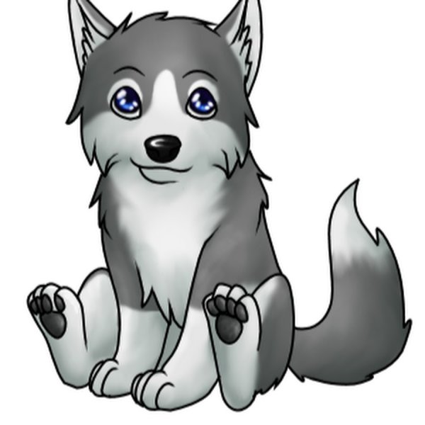 Изображение волчонка для детей
