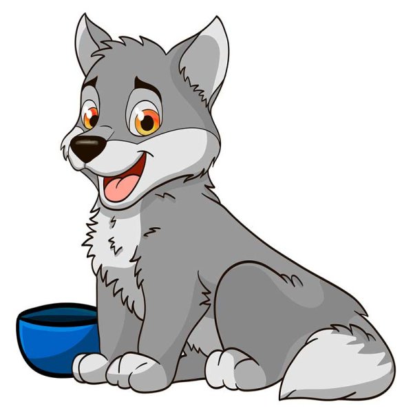 Волк для детей