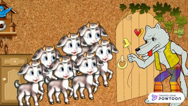 Волк и семеро козлят фотозона