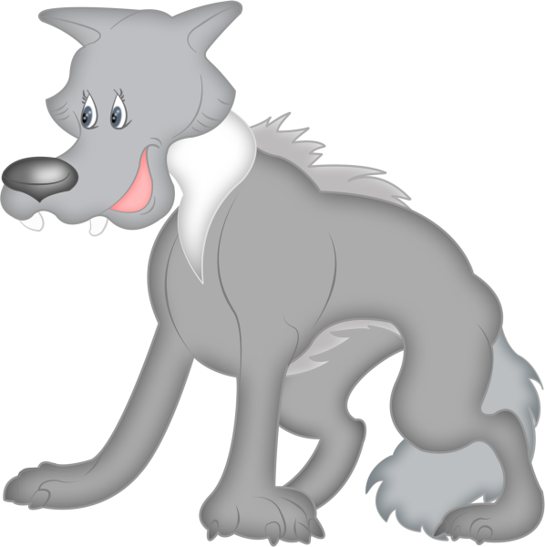 Волк для детей