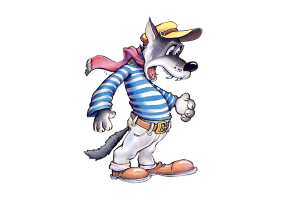 Волк мультяшный