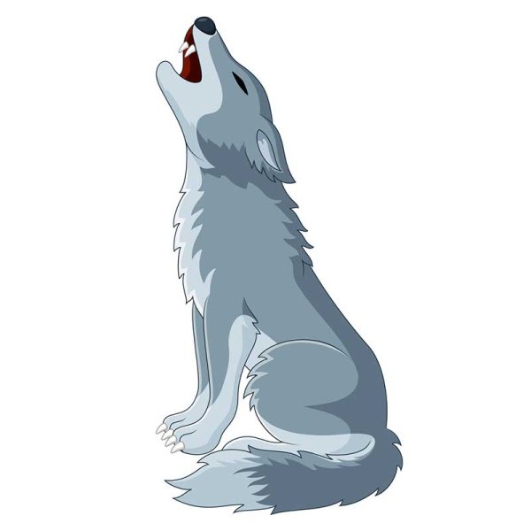 Воющий волк