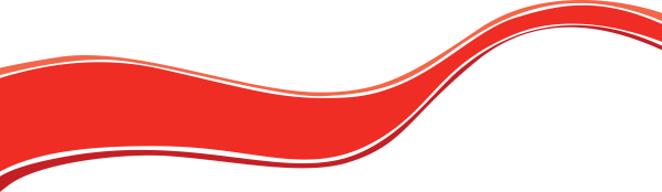 Красная волнистая лента