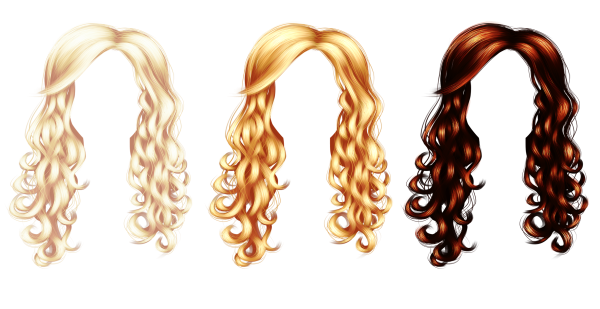 Парик на прозрачном фоне