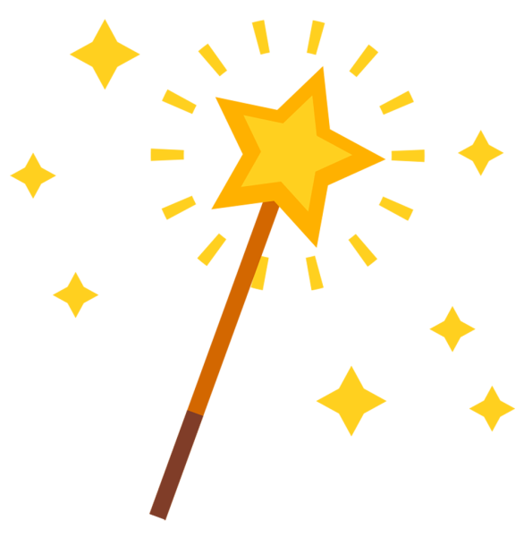 Волшебная палочка желтая