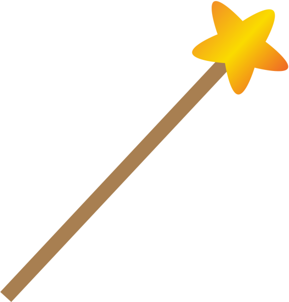 Волшебная палочка желтая