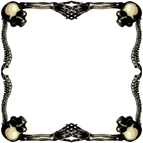 Рамка с черепами