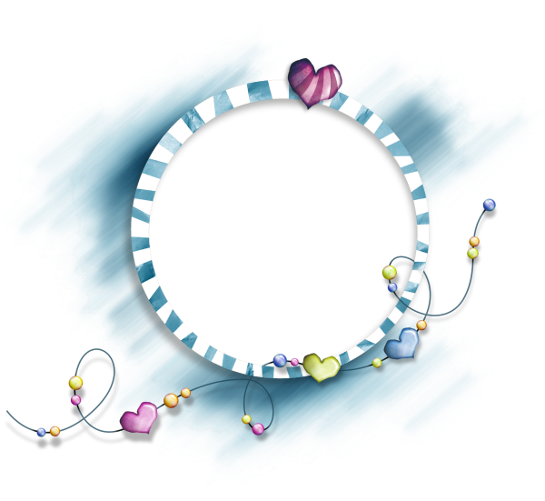 Рамка круглая детская