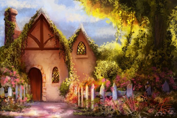 Сказочные домики картинки