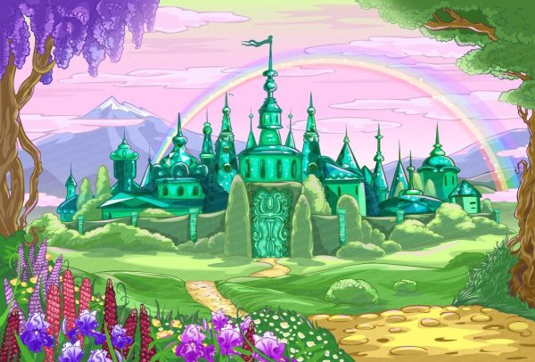 Волшебник изумрудного города замок изумрудный