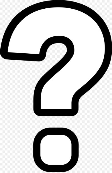 Знак вопроса контур