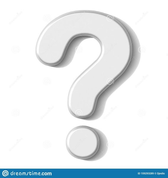 Три белых вопросительных знака